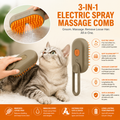 3-in-1 Steam Pet Grooming Brush